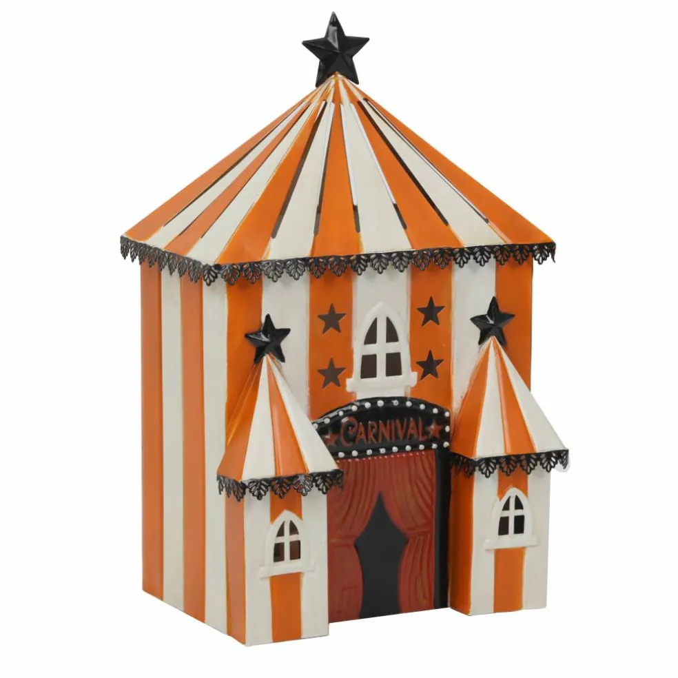 12" Orange & White Carnival Funhouse LED Tabletop Décor by Ashland®