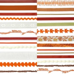 Orange & White Fall Trim Bundle, 25ct. by Celebrate It™