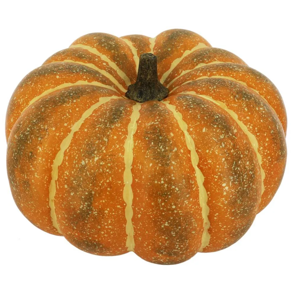 14.5" Orange with Specks Stackable Decorative Pumpkin by Ashland®