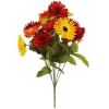 16" Orange & Yellow Daisy Bush by Ashland®