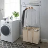 Organize It All Laundry Sorter With Canvas Bags