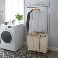 Organize It All Laundry Sorter With Canvas Bags