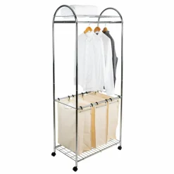 Organize It All Laundry Sorter With Canvas Bags