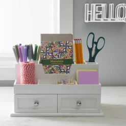 Organize It All White Accessory Organizer