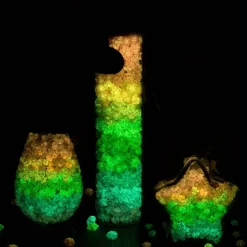 Origami Stars Papers Package DIY Paper, 600 Sheets - 20 Colors (Glows in the Dark)