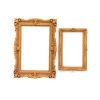 Ornate Frames for Dollhouses, 2 pc, Light Brown Ornate Designs, Adorabilities