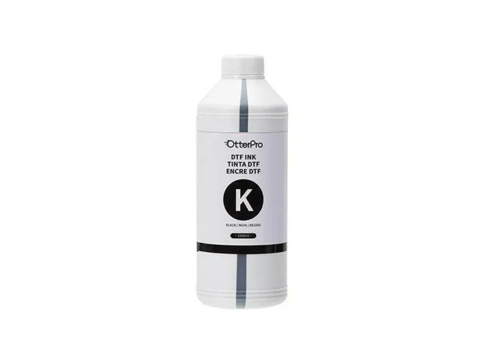Otter DTF Ink, 1000ml, Vibrant, Fade-Resistant DTF Ink for Cotton & Polyester Transfers