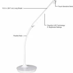 OttLite® Extended Reach LED Desk Lamp