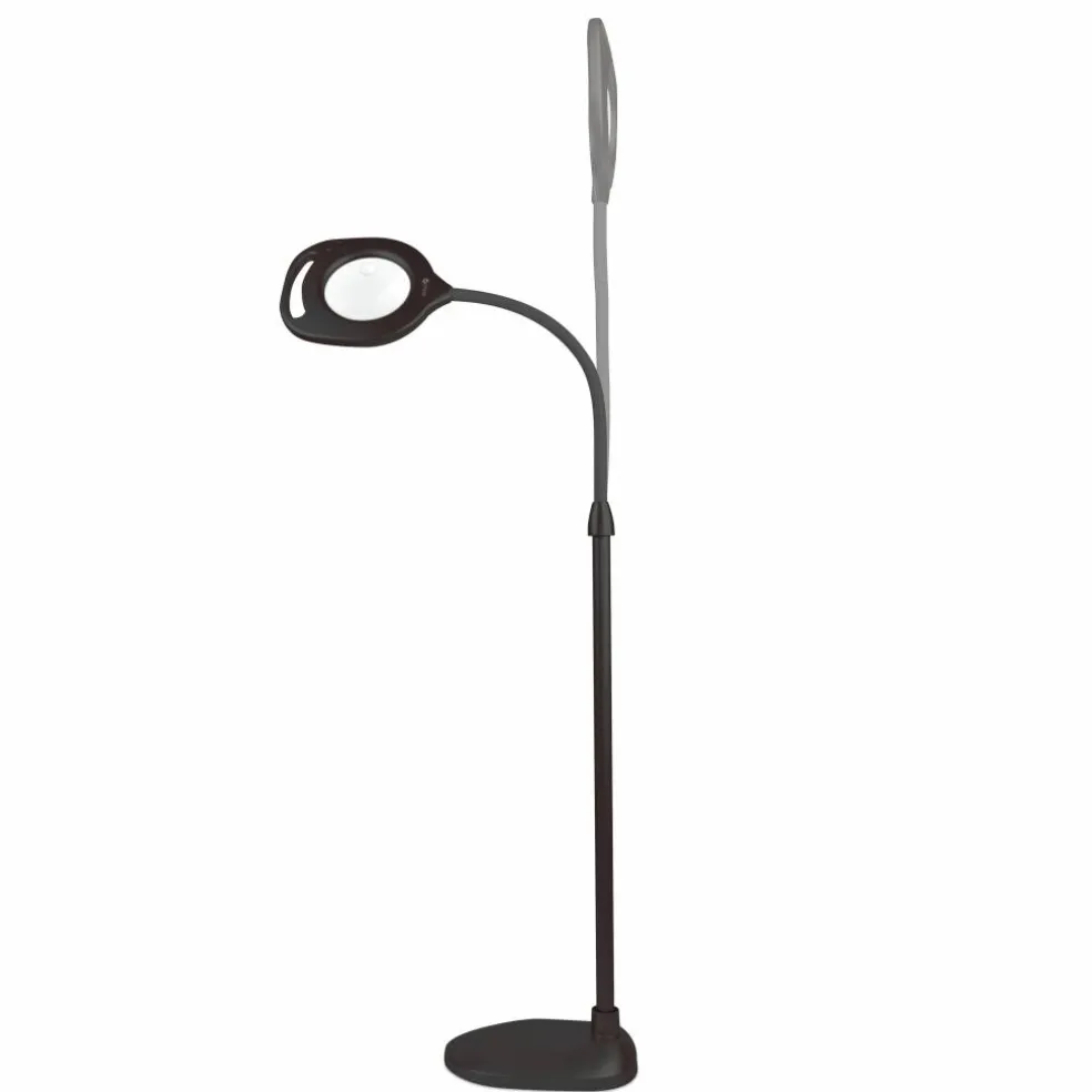 OttLite 2-in-1 LED Magnifier Floor and Table Light