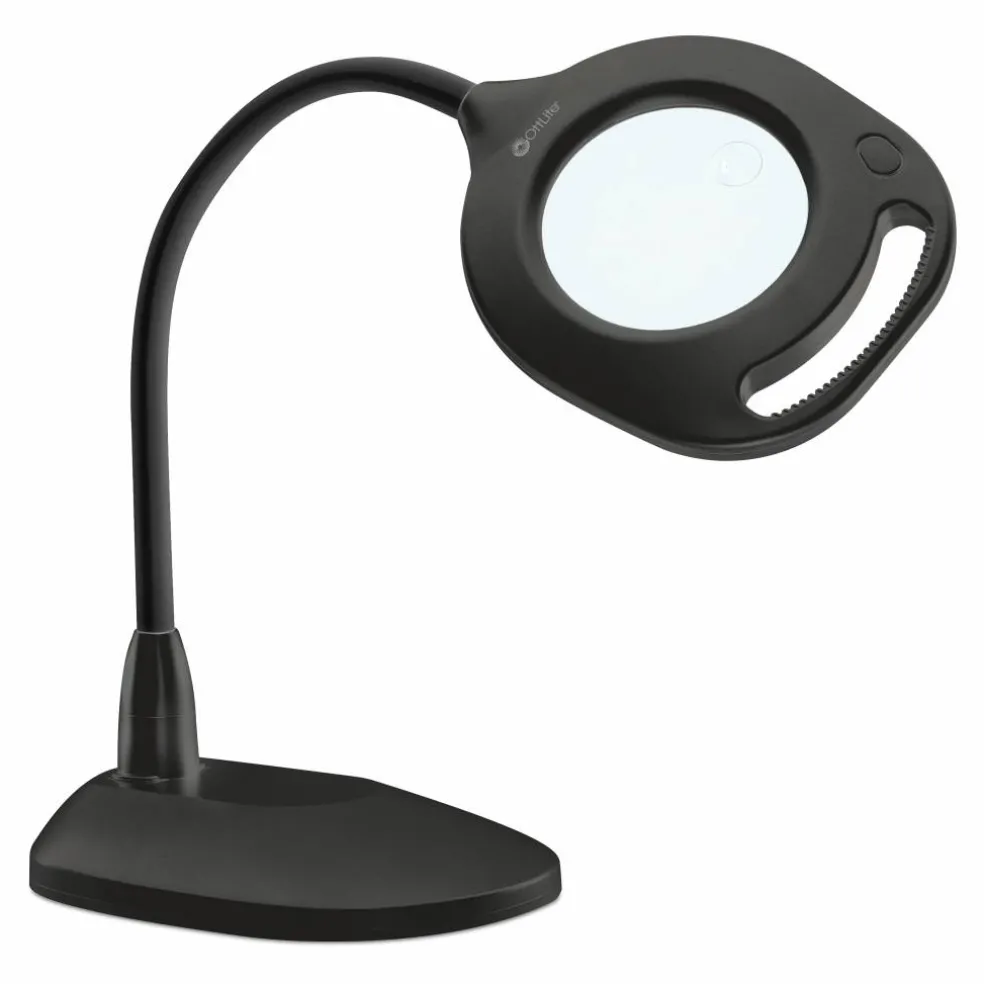 OttLite 2-in-1 LED Magnifier Floor and Table Light