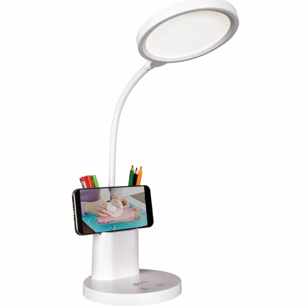 OttLite® Rechargeable LED Lamp with Phone Holder
