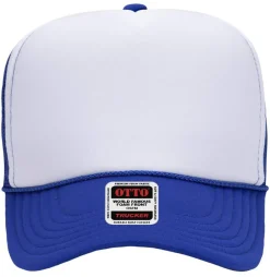 Otto Cap 39-165 5-Panel Foam High Crown Mesh Back Trucker Hat