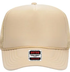 Otto Cap 39-165 5-Panel Foam High Crown Mesh Back Trucker Hat