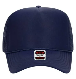 Otto Cap 39-165 5-Panel Foam High Crown Mesh Back Trucker Hat