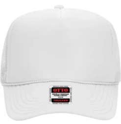 Otto Cap 39-165 5-Panel Foam High Crown Mesh Back Trucker Hat