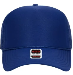 Otto Cap 39-165 5-Panel Foam High Crown Mesh Back Trucker Hat