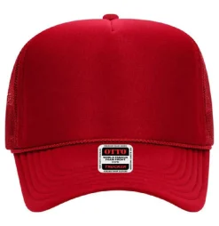 Otto Cap 39-165 5-Panel Foam High Crown Mesh Back Trucker Hat