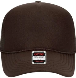 Otto Cap 32-467 5-Panel Foam Mid Profile Mesh Back Trucker Hat