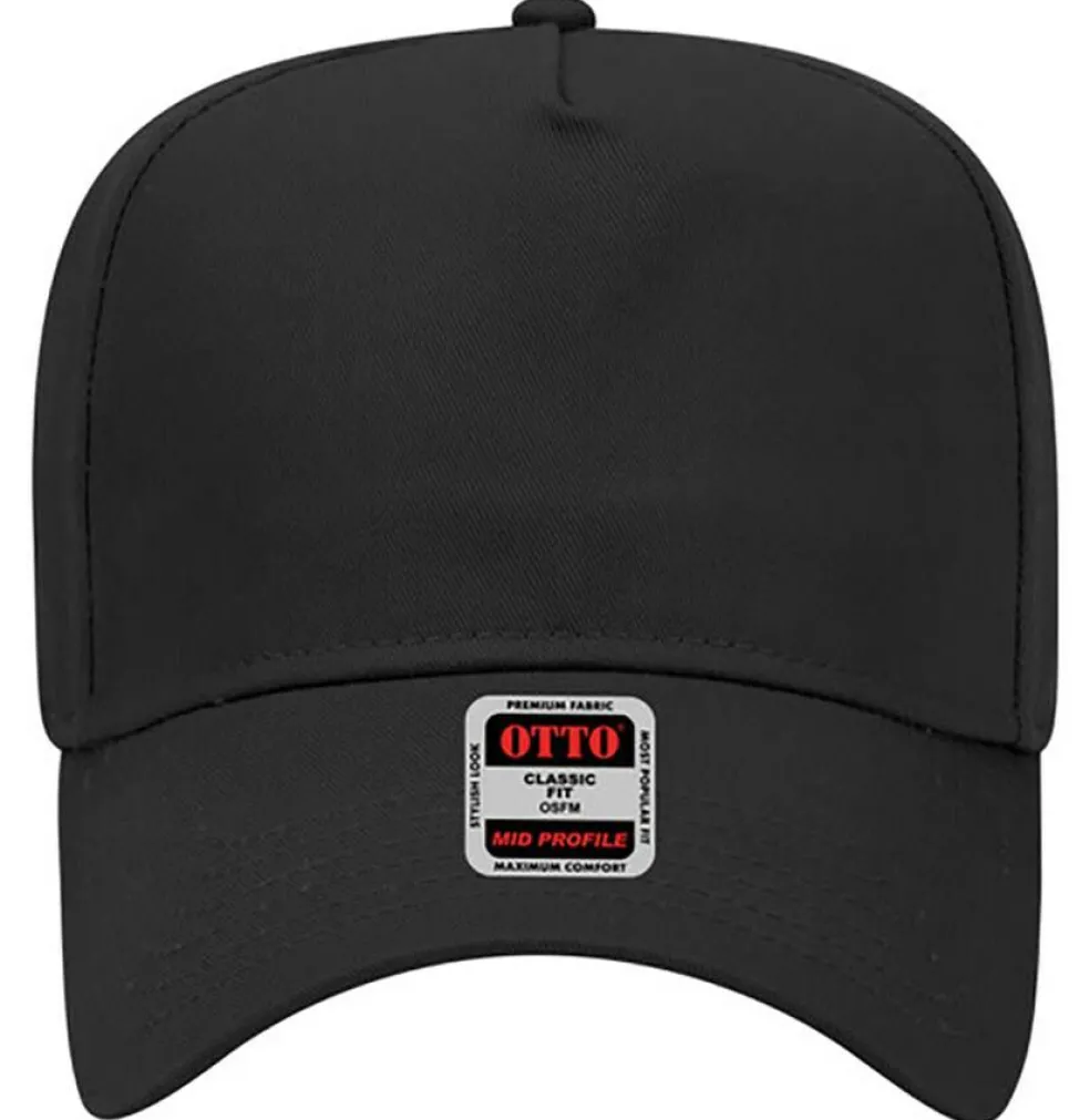 Otto Cap 31-069 5-Panel Mid Profile Baseball Cap