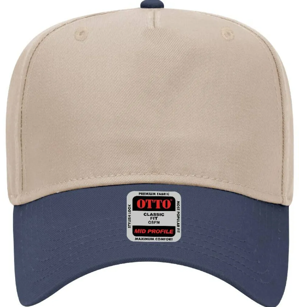 Otto Cap 31-069 5-Panel Mid Profile Baseball Cap