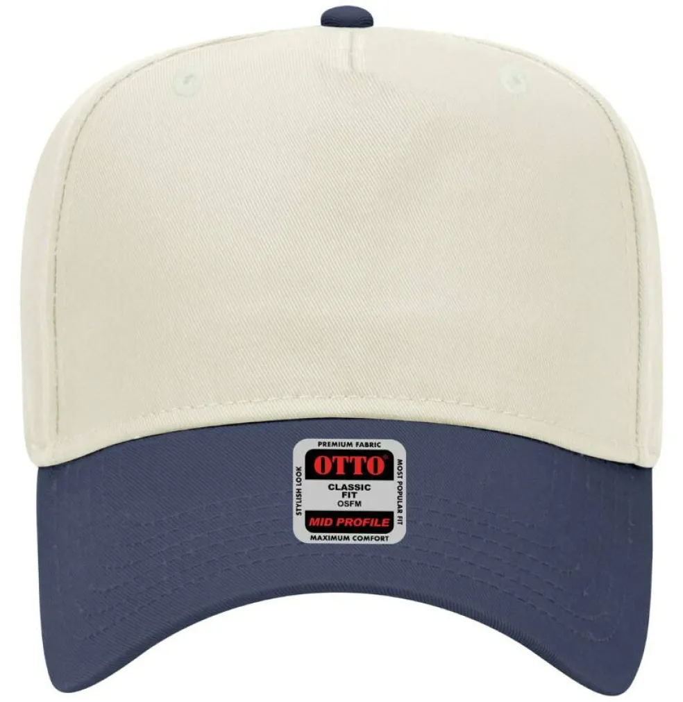 Otto Cap 31-069 5-Panel Mid Profile Baseball Cap