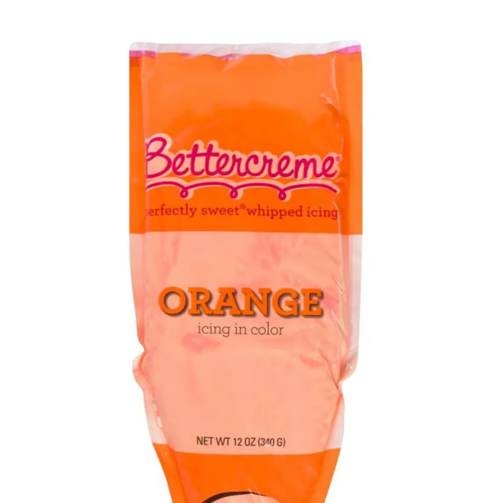 12 Ounce Rich Bettercreme Pre Whipped Orange Icing 5 Per Case