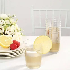 10-Ounces CLEAR CUPS Party Wedding Disposable Tableware