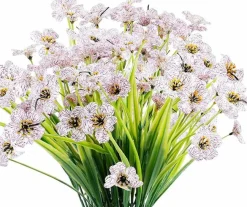 Outdoor Artificial Flowers – UV-Resistant Faux Greenery Shrubs