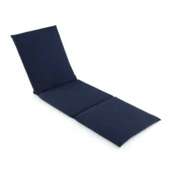 Outdoor Chaise Lounge Cushion Patio Furniture Folding Pad with Fixing Straps