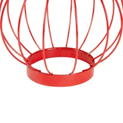6.5" Outdoor Hanging LED Solar Lantern with Handle