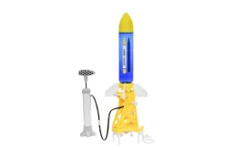 Outdoor Water Powered Rocket Physics Learning Set-with Tail, Body and Pump DIY Rocket Science Experiment Kit- Space STEM Outdoor Toys Gift for Kids,Teens, Boys & Girls