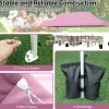 Outdoor 10x20 Portable Canopy Tent with Side Panels and Carry Bag