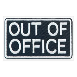 Out Of Office Embroidered Iron-On & Adhesive Patch by Make Market®