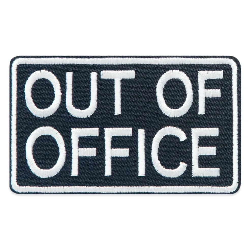 Out Of Office Embroidered Iron-On & Adhesive Patch by Make Market®