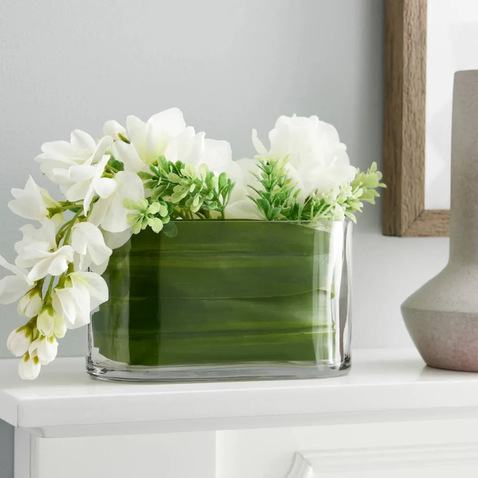 6.9" Oval Glass Vase by Ashland®