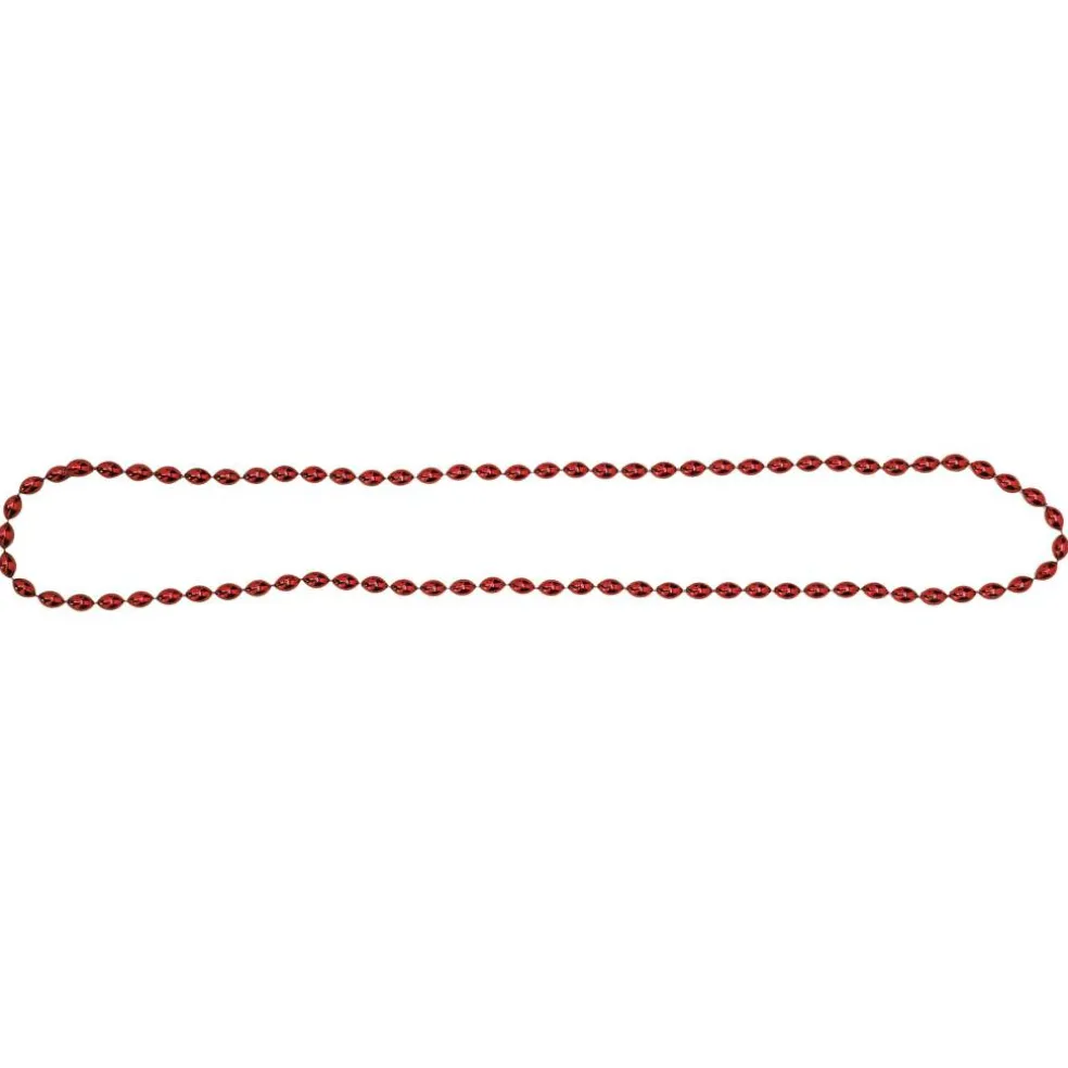 Oval Plastic Party Bead Necklaces, 6ct.