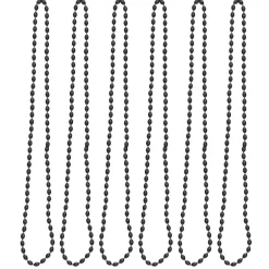 Oval Plastic Party Bead Necklaces, 6ct.