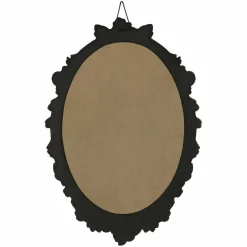 Oval Wall Mirror in Ornate Rose & Leaf Frame by Ashland®