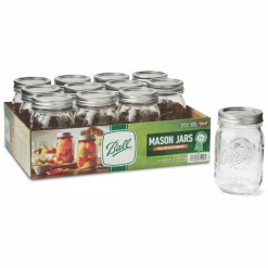 16oz. Ball® Regular Mouth Pint Mason Jars, 12ct.
