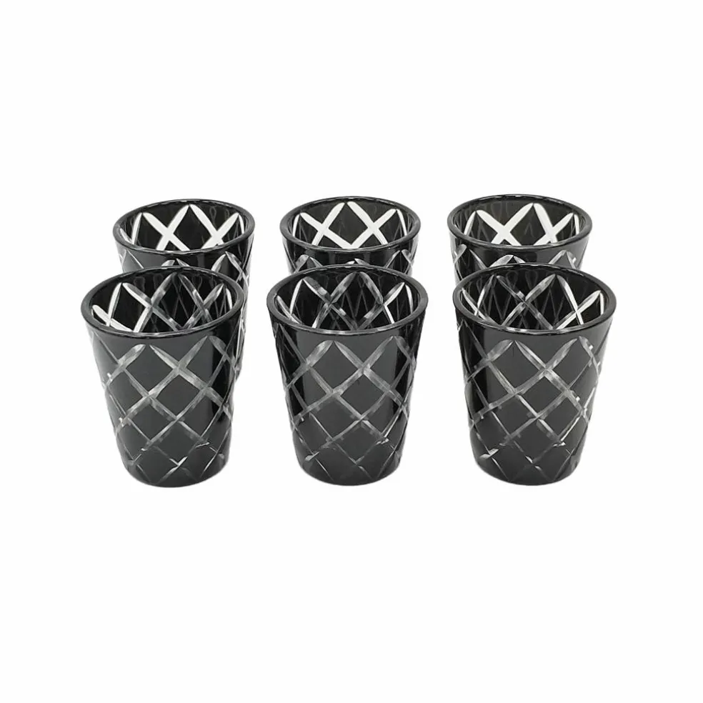 1.5oz. Black Diamond Shot Glasses, 6ct. by Ashland®