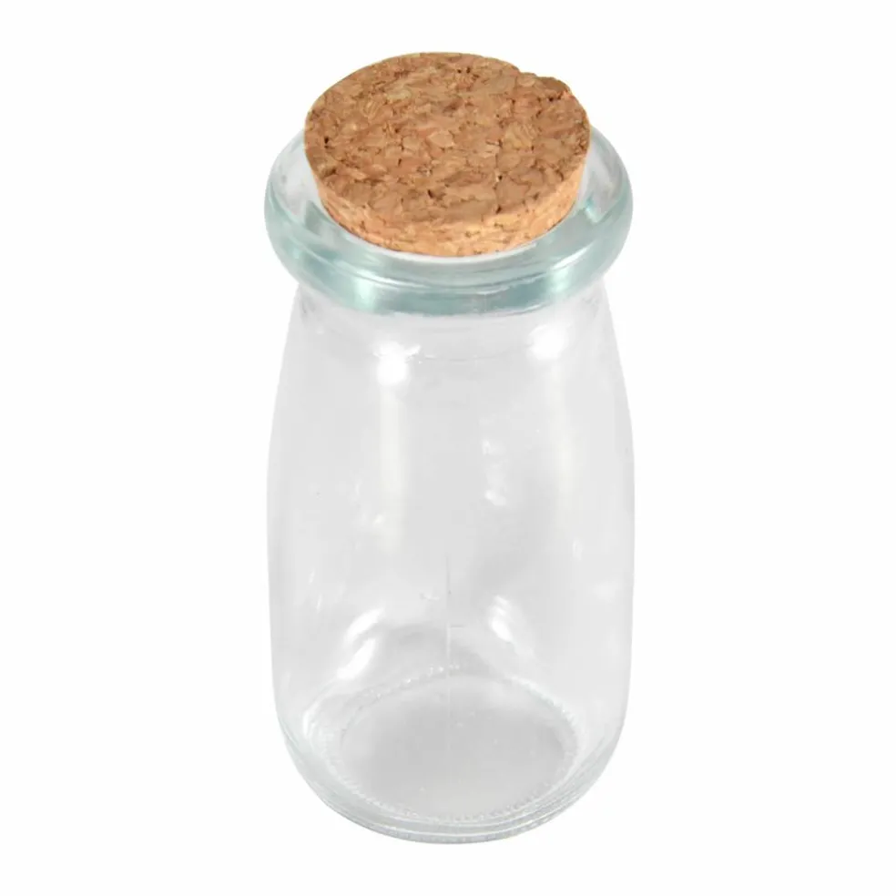 3.3oz. Clear Glass Bottle with Cork by Ashland®