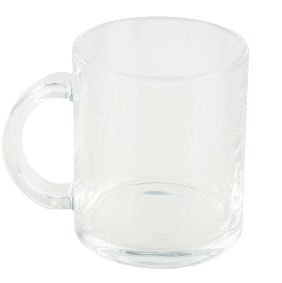 11oz. Clear Glass Sublimation Mug by Make Market®