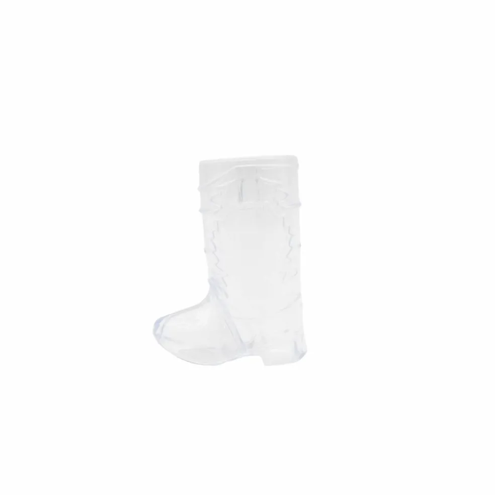 1oz. Clear Plastic Boot Shot Cups, 4ct.