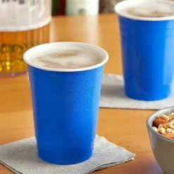 9 oz Disposable Plastic Party Cups, 10 Pack, Multiple Colors