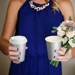 9 oz Disposable Plastic Party Cups, 10 Pack, Multiple Colors