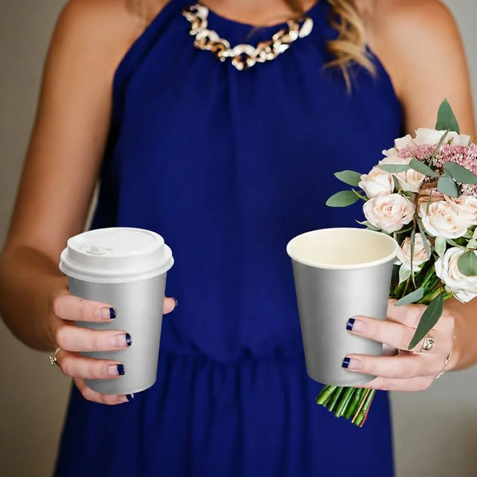 9 oz Disposable Plastic Party Cups, 10 Pack, Multiple Colors