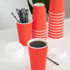 9 oz Disposable Plastic Party Cups, 10 Pack, Multiple Colors