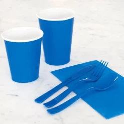 9 oz Disposable Plastic Party Cups, 10 Pack, Multiple Colors