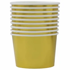 8oz. Gold Snack Cups, 10ct. by Celebrate It™