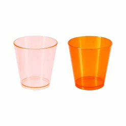 2oz. Halloween Orange and Pink Shot Glasses, 20ct. by Celebrate Itâ„¢